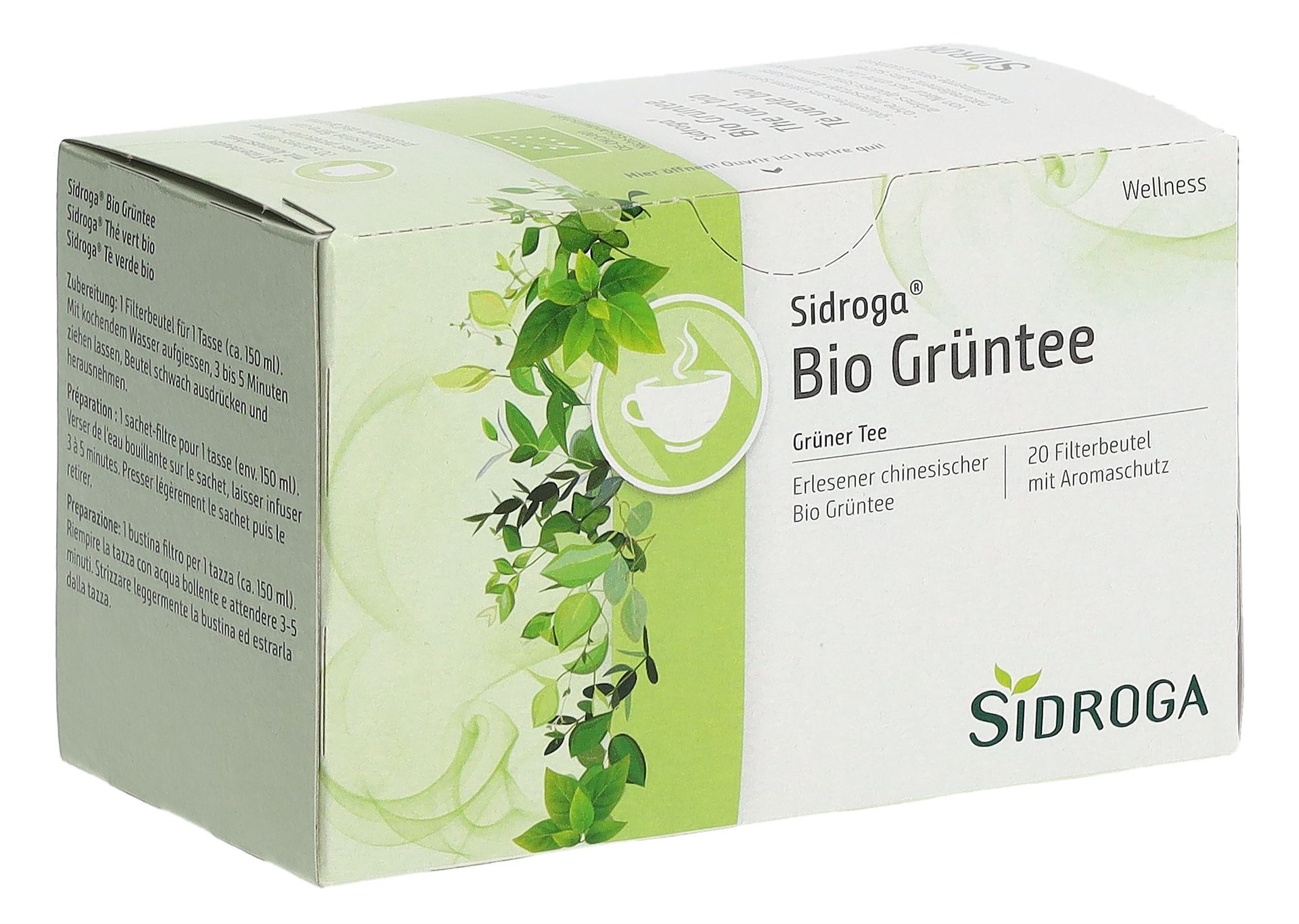 SIDROGA Bio Grüntee Btl 20 Stk – Bild 2