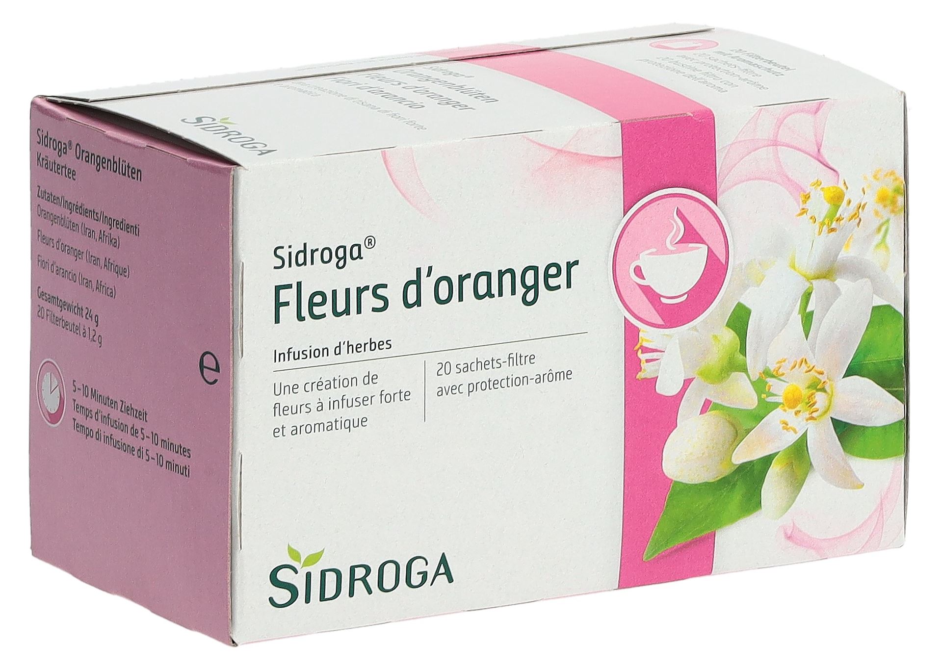 SIDROGA Orangenblütentee Btl 20 Stk – Bild 4