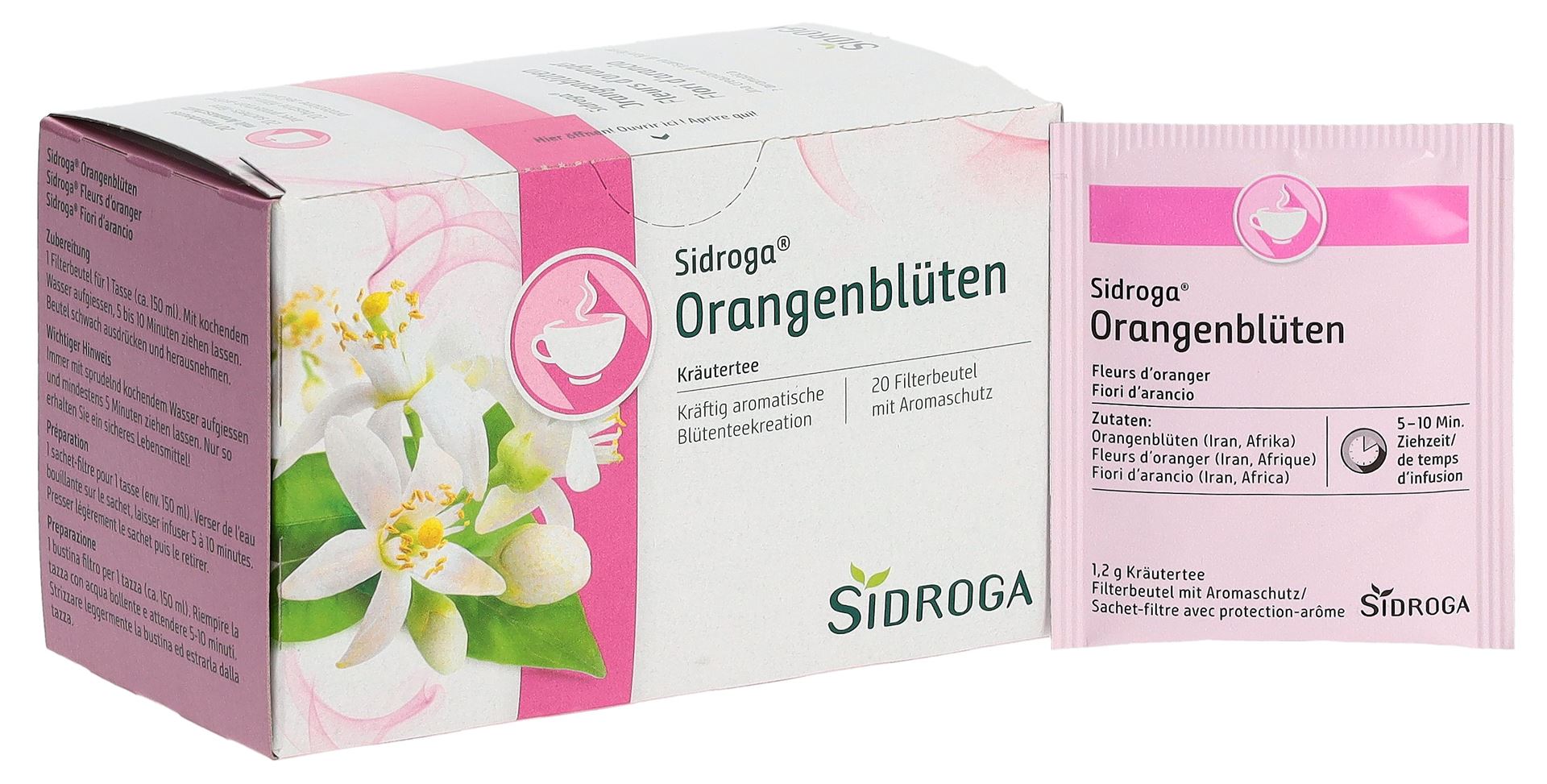 SIDROGA Orangenblütentee Btl 20 Stk – Bild 5
