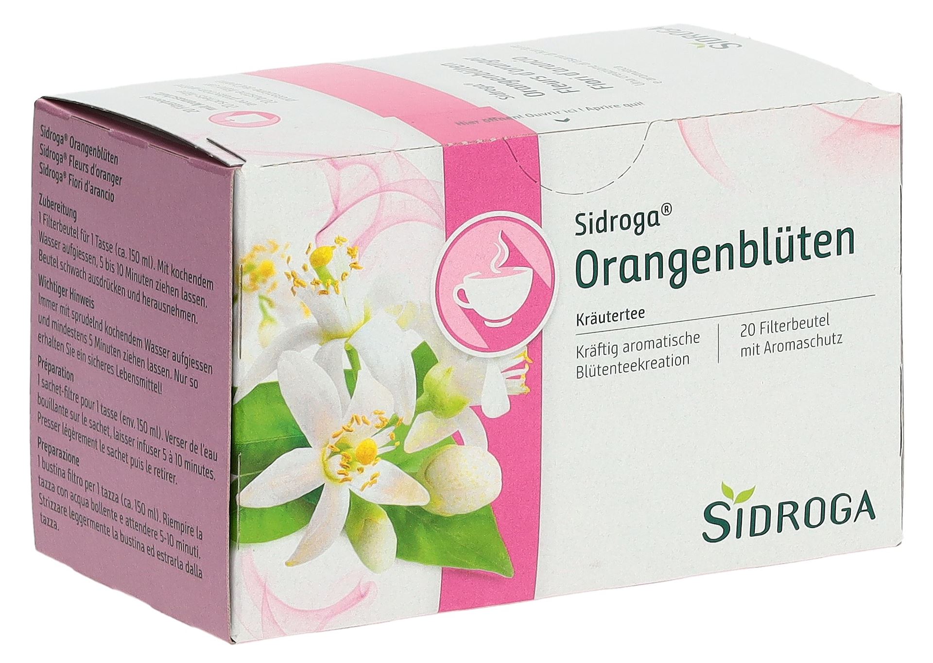 SIDROGA Orangenblütentee Btl 20 Stk – Bild 3