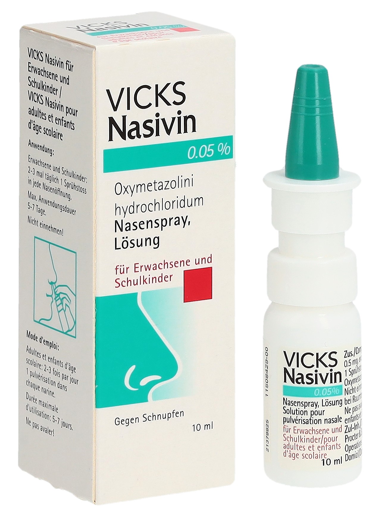 VICKS NASIVIN Nasenspray 0.05 % Fl 10 ml – Bild 5