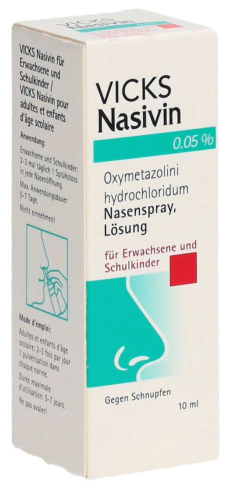 VICKS NASIVIN Nasenspray 0.05 % Fl 10 ml – Bild 3