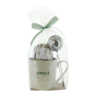 HERBORISTERIA Geschenkset Relax-Tee Tasse Smile
