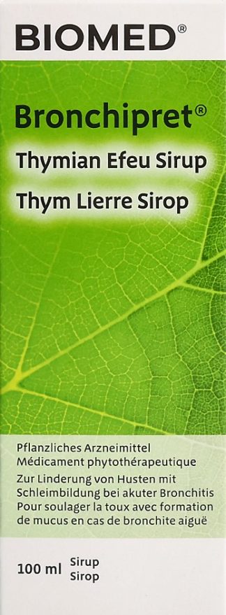BRONCHIPRET Thymian Efeu Sirup Fl 100 ml