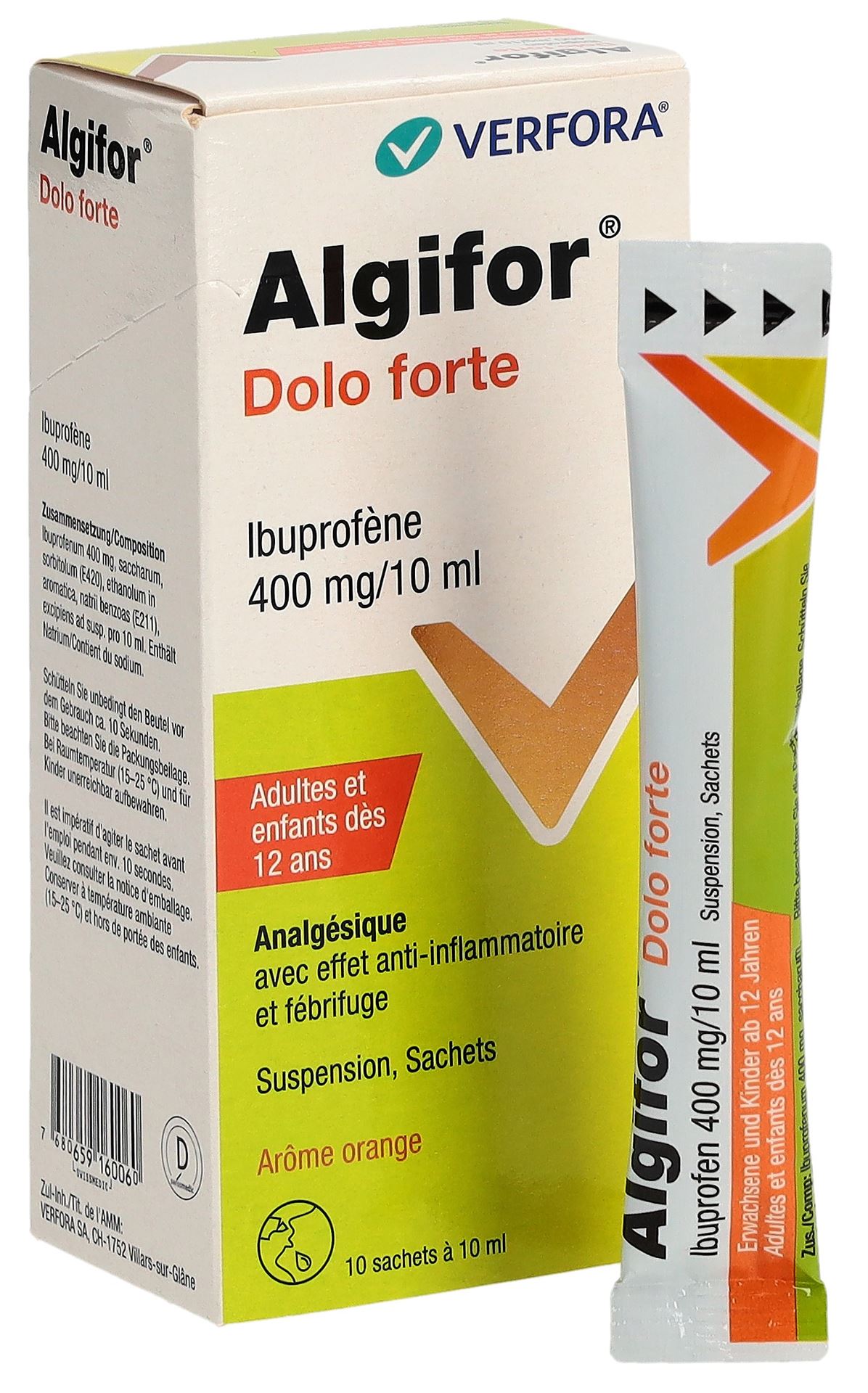 ALGIFOR Dolo forte Susp 400 mg/10ml (neu) 10 Stk – Bild 6