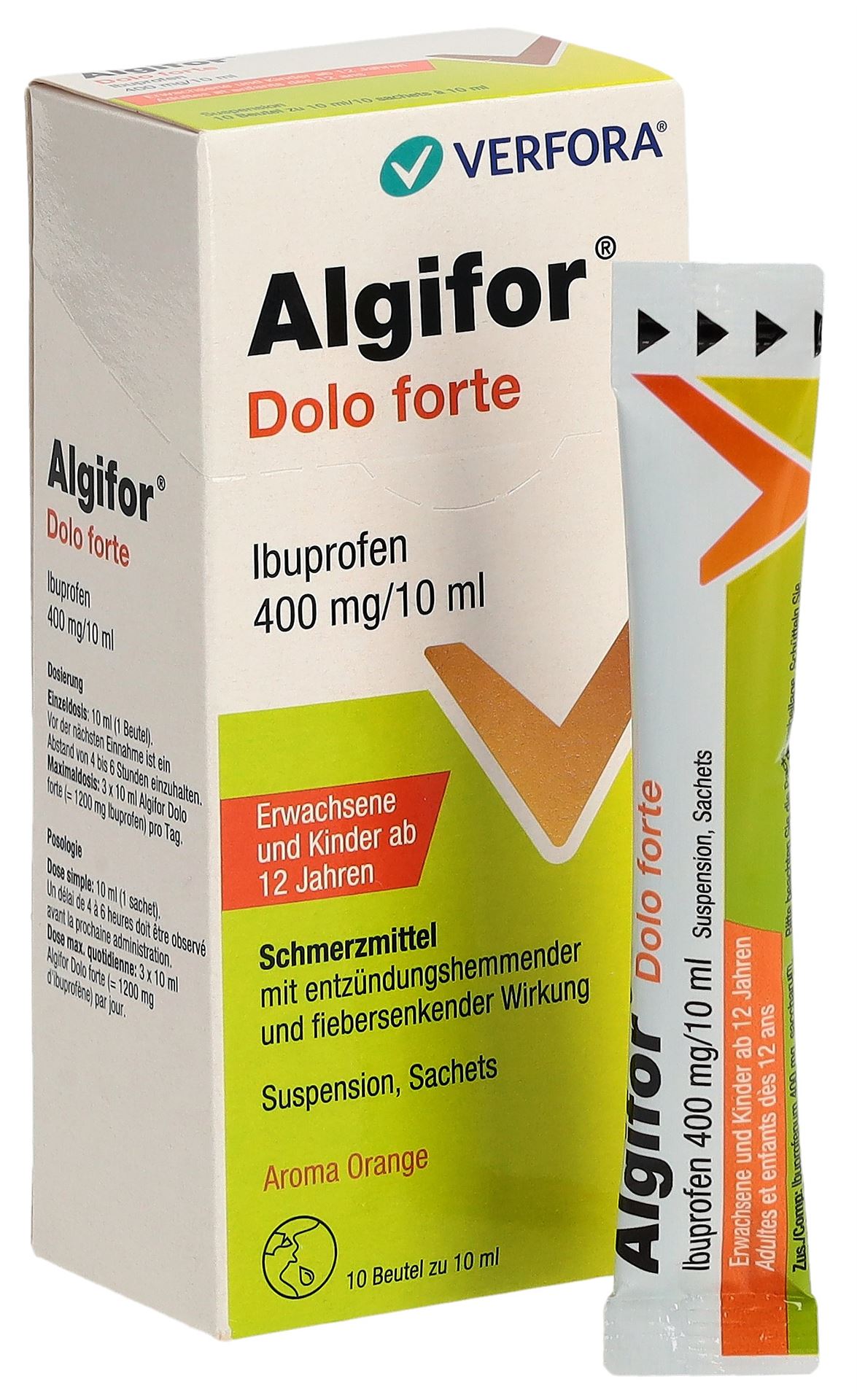 ALGIFOR Dolo forte Susp 400 mg/10ml (neu) 10 Stk – Bild 5