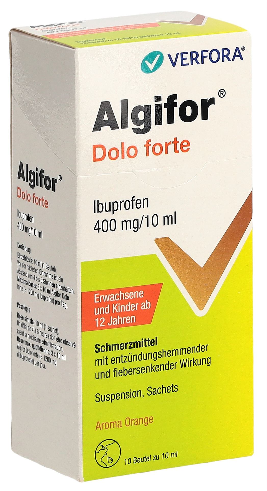 ALGIFOR Dolo forte Susp 400 mg/10ml (neu) 10 Stk – Bild 3