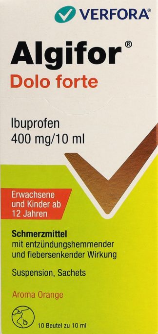 ALGIFOR Dolo forte Susp 400 mg/10ml (neu) 10 Stk